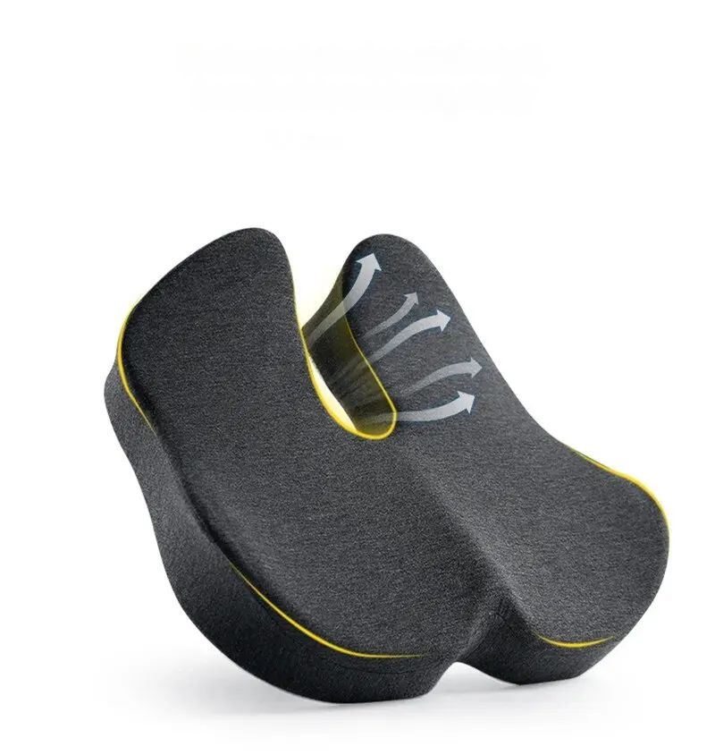 Premiumora Memory Foam Lumbar Seat Cushion β Office Comfort Support